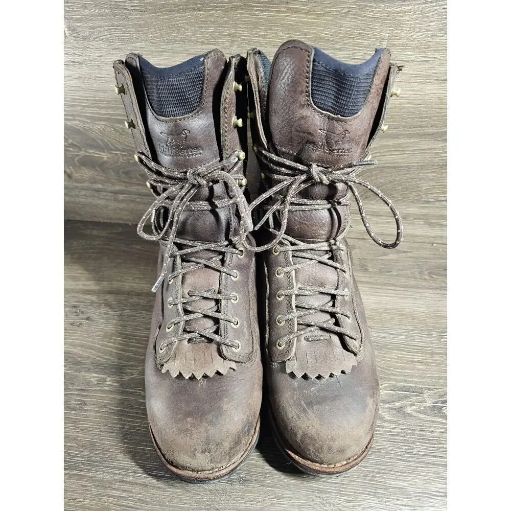 Red Wing Shoes Irish Setter Tracker 804 Boots Size 9.5D Brown Leather Waterproof